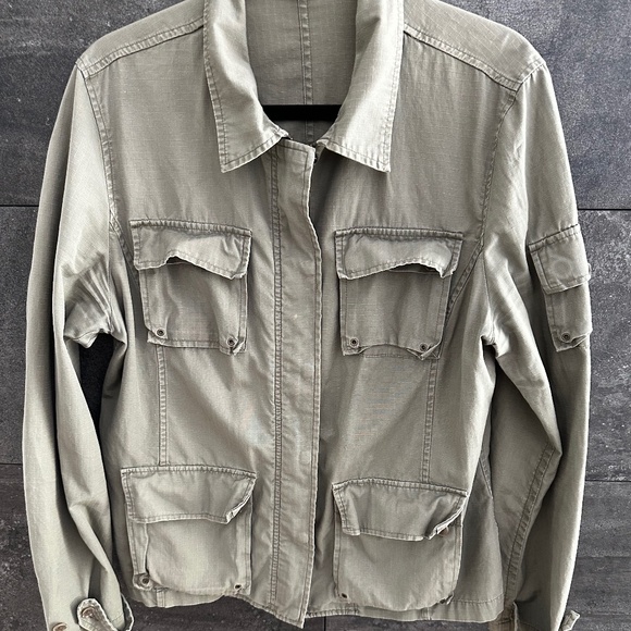 JCrew Military Cotton Jacket Size L - Picture 4 of 8